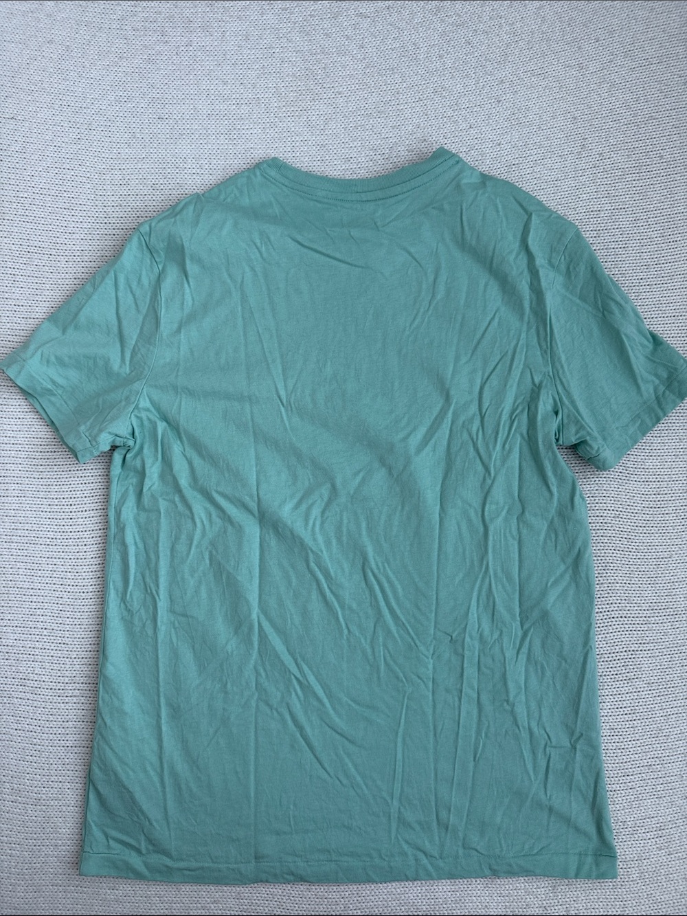 Ralph Lauren 100% Cotton Short Sleeve Tee Blue/Green Size Medium - Picture 6 of 6